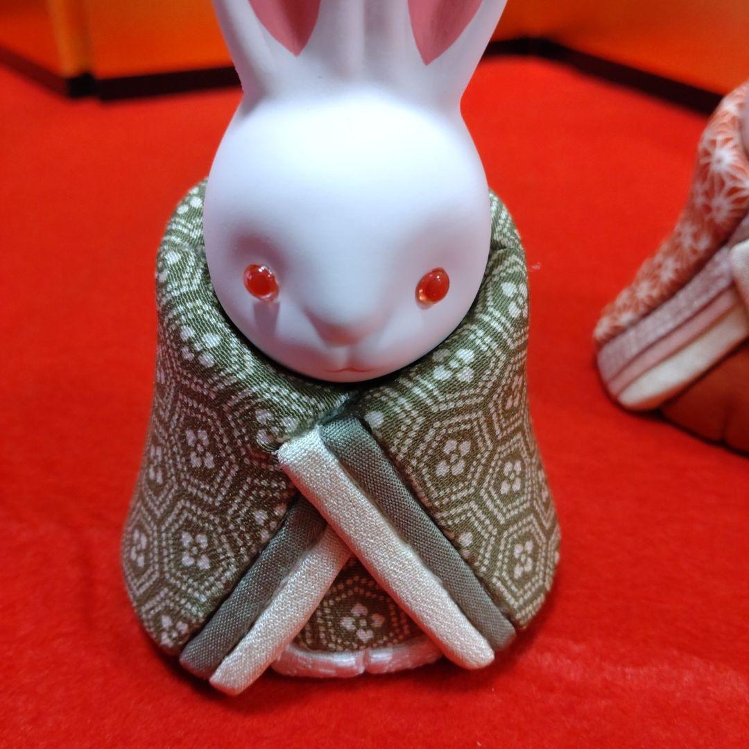 【雛蔵】木目込人形　うさぎ雛