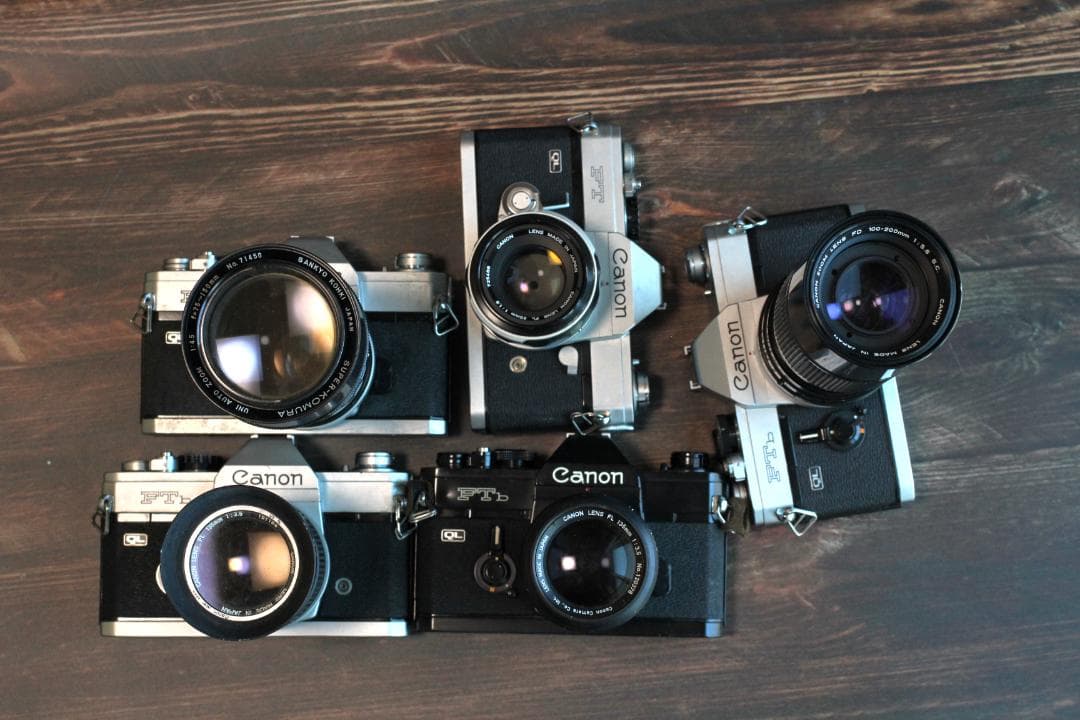 キャノン一眼レフフィルムカメラ