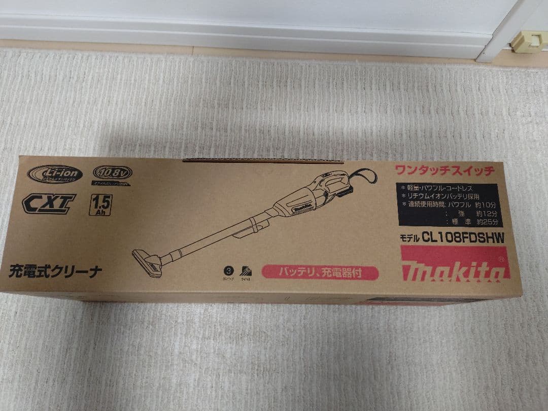 マキタ スティッククリーナー CL 108FDSHW