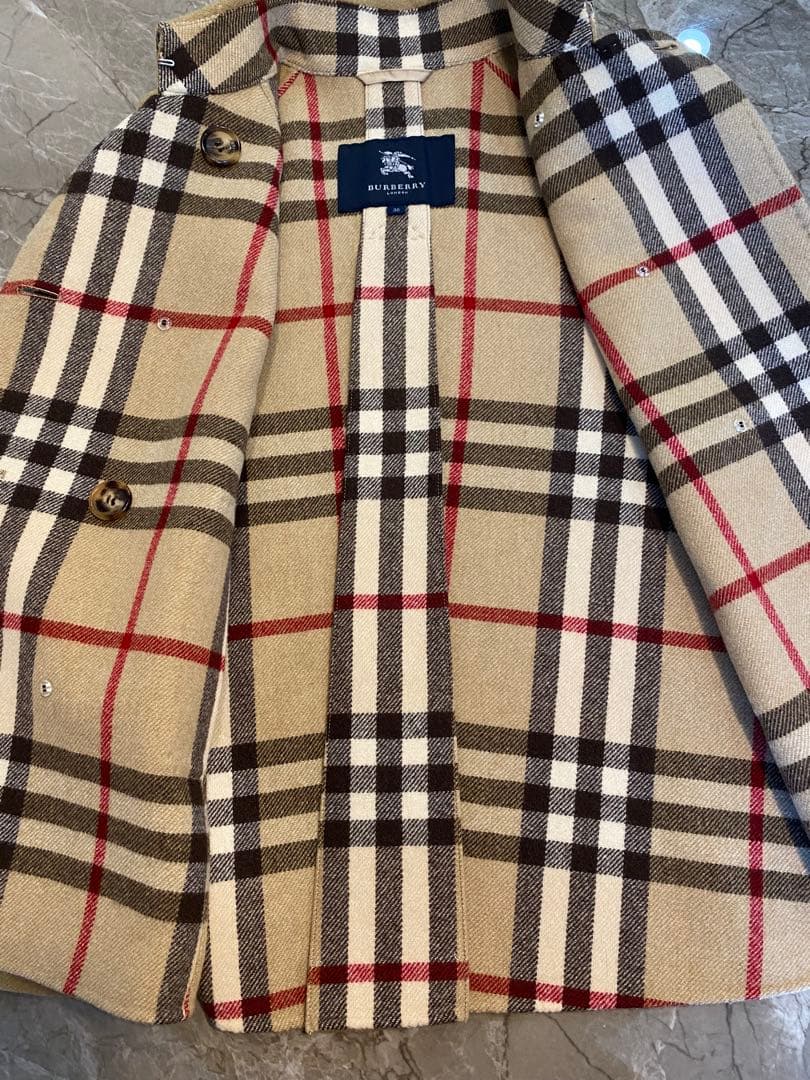 flim　Burberry ベージュ ケープコート