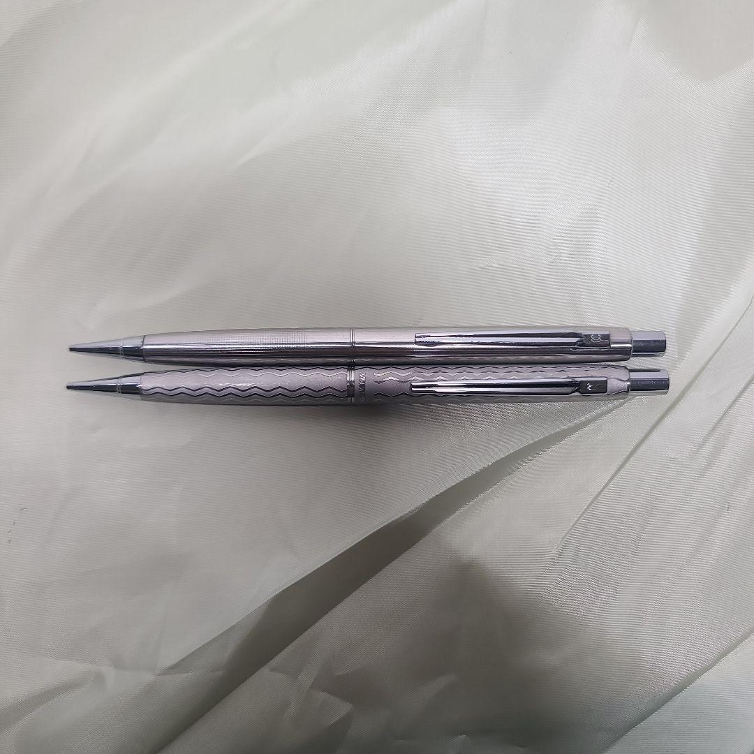 ニューマン　newman スーパー5 ステンレス　蝕刻　廃盤シャーペン　セット