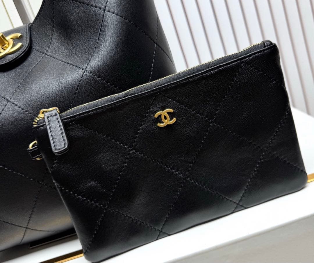 本革トートバッグ　ミニバッグ付き