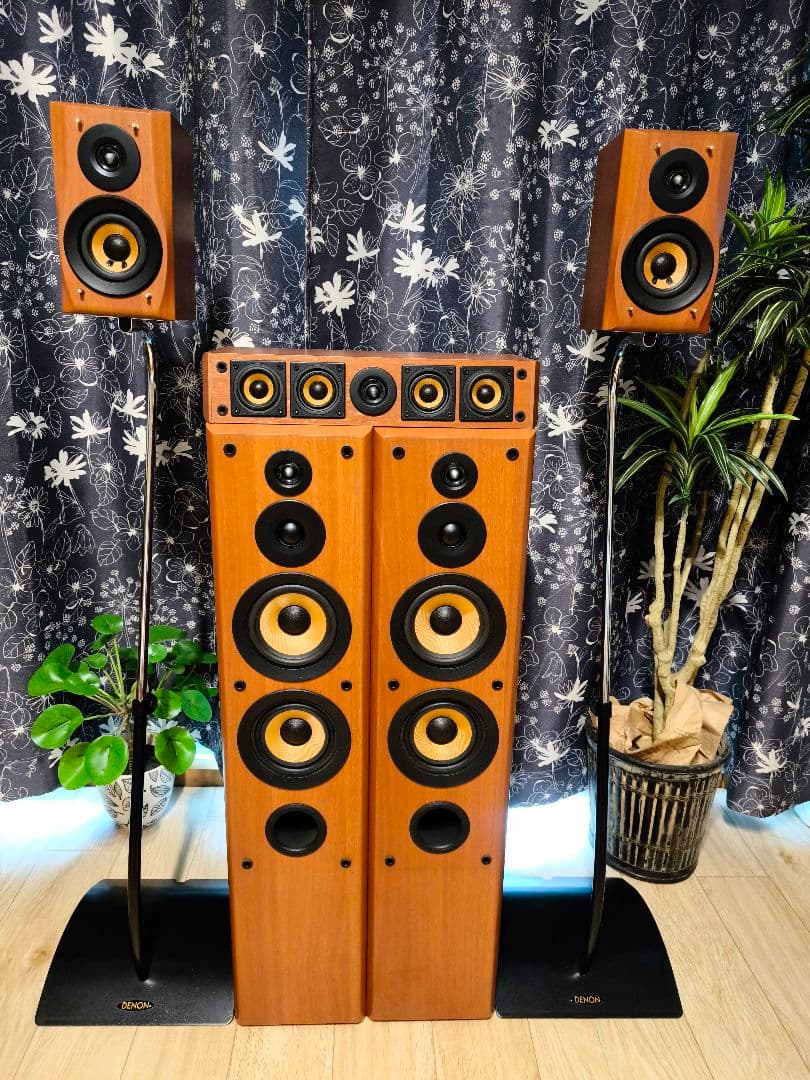 ウッド調 DENON ＣＳ-T33/ＳＣ-Ｃ33/ＳＣ-Ａ33サラウンドセット