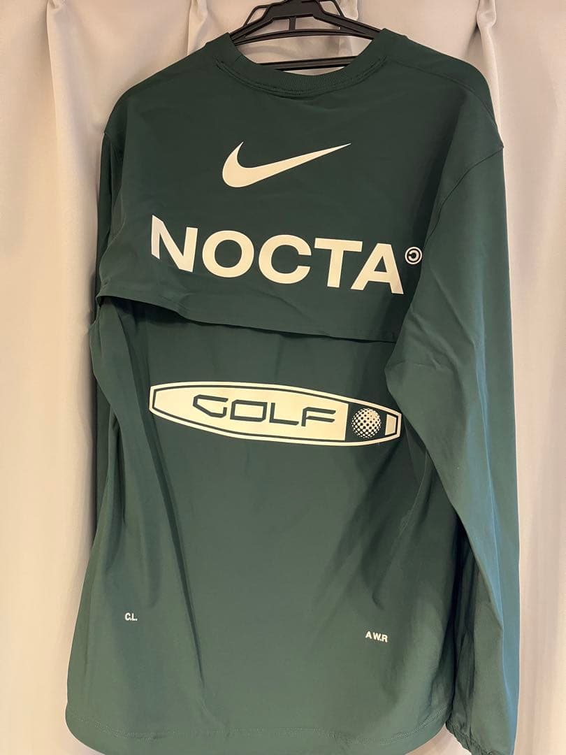 ナイキ × ドレイク ノクタ ゴルフ クルーネック トップ グリーン