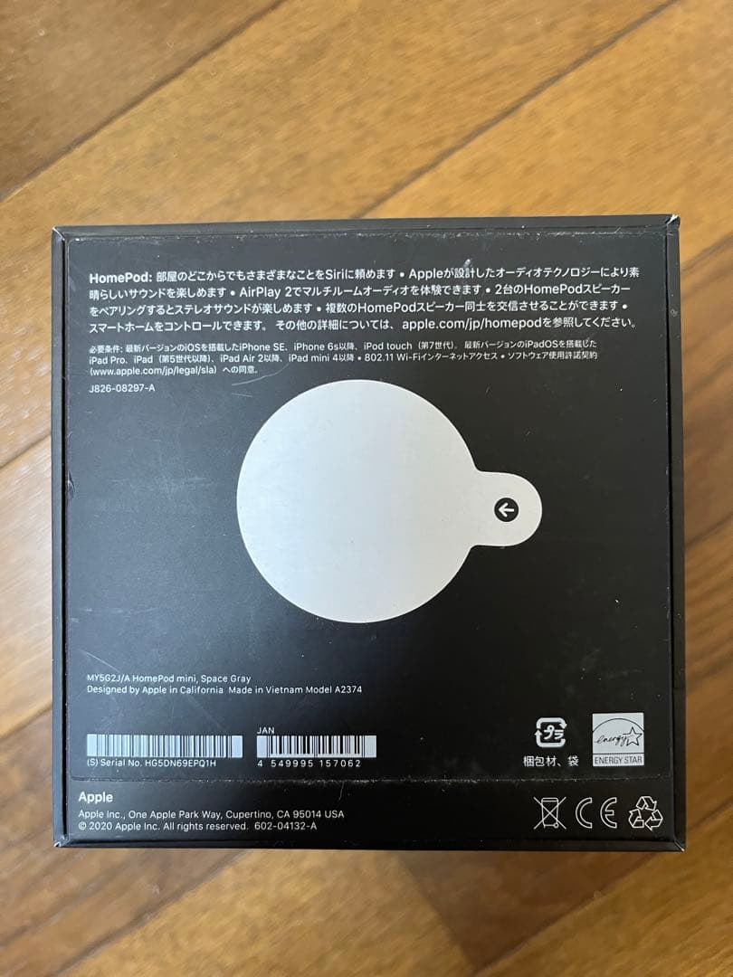 Apple Pod mini スペースグレー