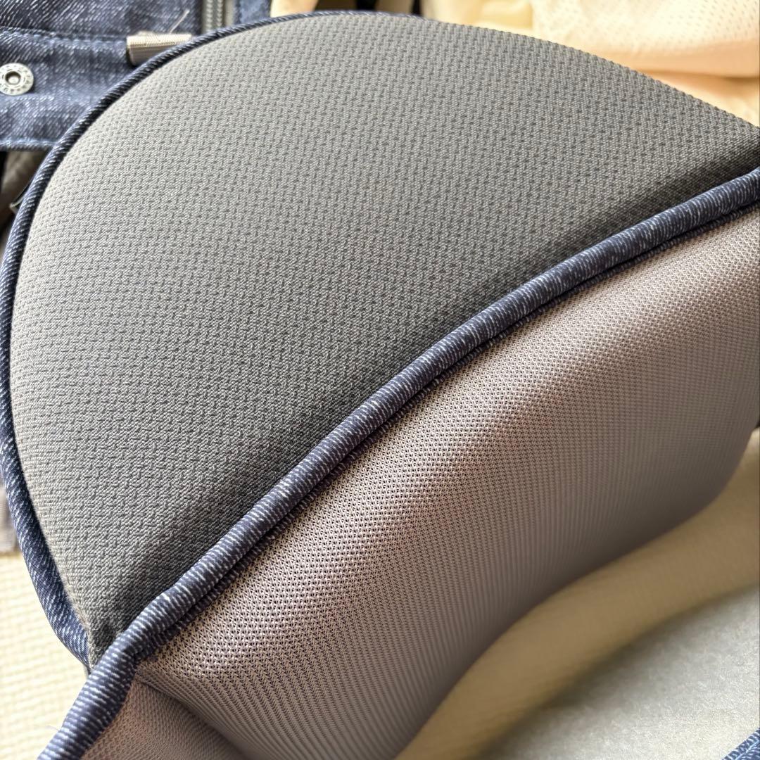 ポグネー ヒップシート ミキハウス 抱っこ紐 インディゴブルー