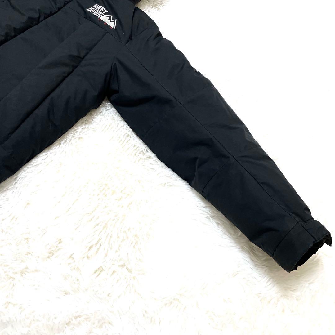 ファーストダウン フリークスストア別注 ショートパネルダウンジャケット 黒
