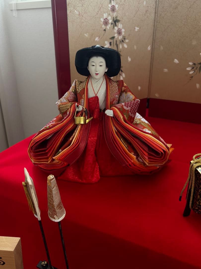 三人官女とお道具類　雛人形ひな祭り用