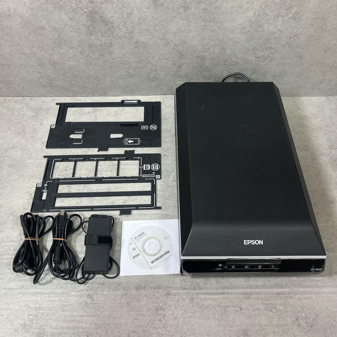 EPSON エプソン フラットベッドスキャナー GT-X830 動作OK
