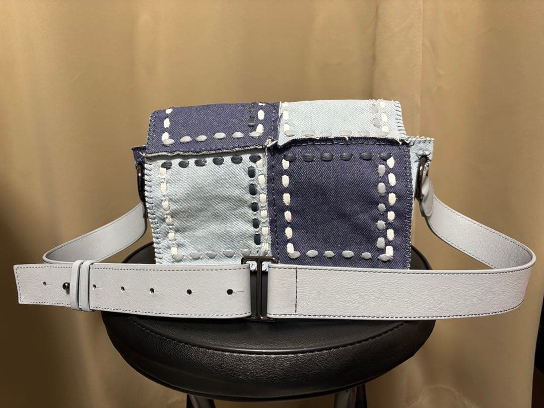 jumin puech ジャマンピュエッシュ ショルダーバッグ デニム素材