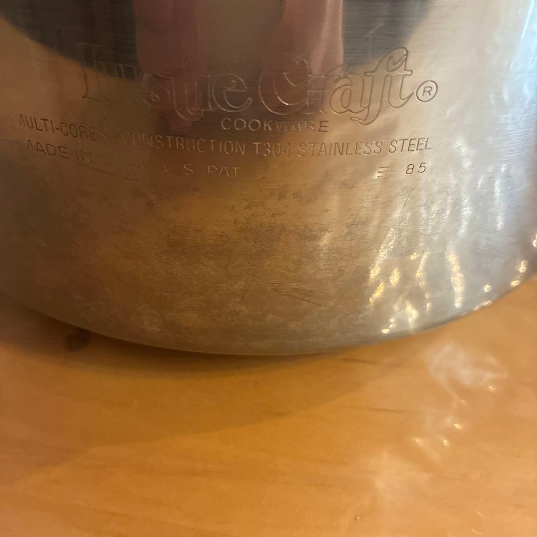 ラスタークラフト３コートソースパン小フライパンスチーマーのセットガス専用数回使用