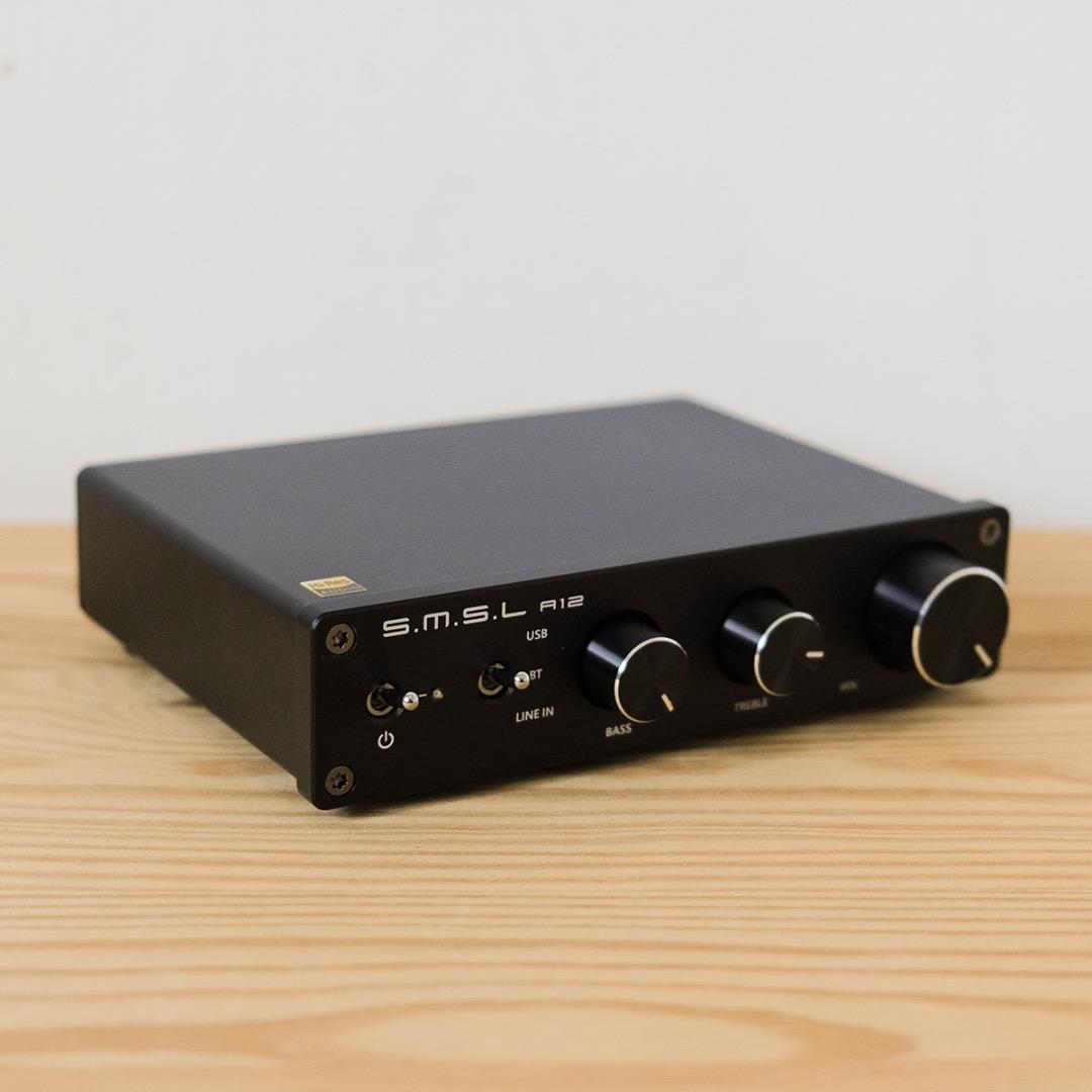 S.M.S.L A12 Bluetooth対応 小型プリメインアンプ SMSL