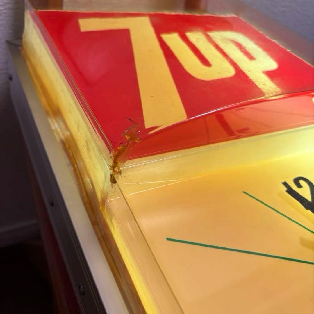 【7up セブンアップ】ヴィンテージ時計　動作確認済