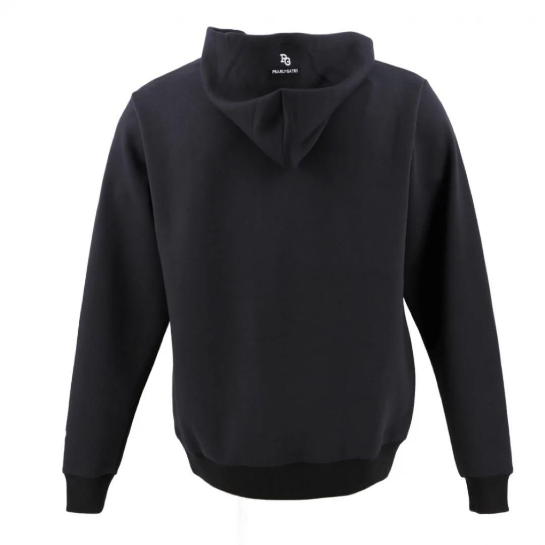 PEARLY GATESダンボール フルジップフーディ新品　ネイビー