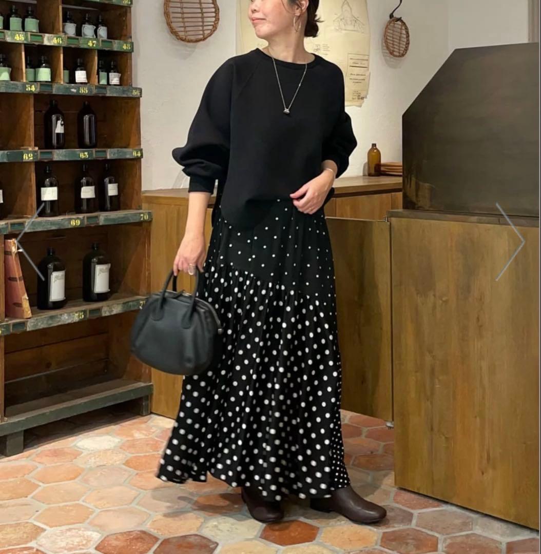 ビアズリー ダンボールサークルプルオーバー　黒　極美品　現行品　再お値下げ