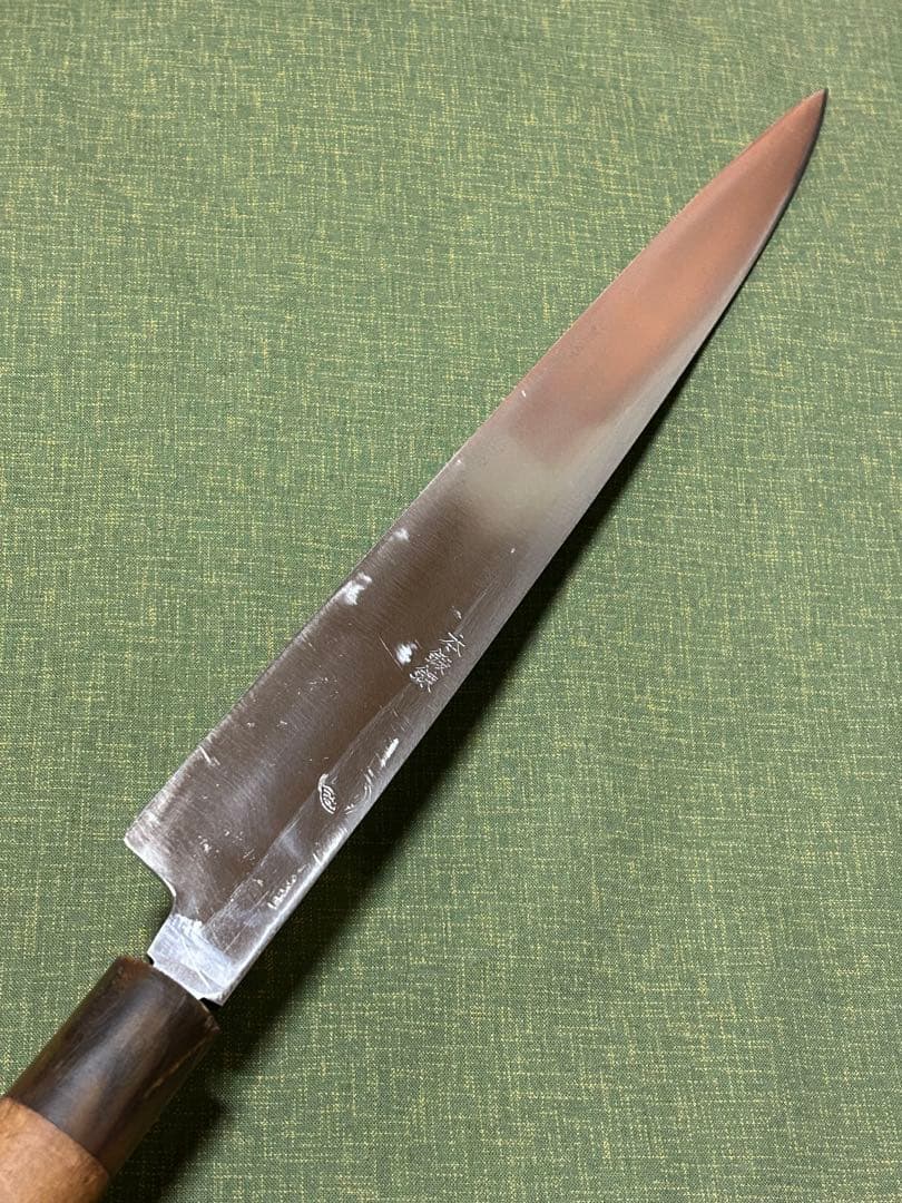 ABCDEさん専用です。柳刃包丁　堺一文字光秀　本鍛錬　29.3㎝