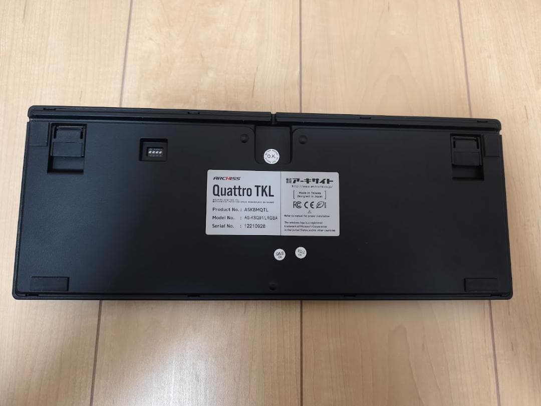 ARCHISS Quattro TKL AS-KBQ91/TGBA (日本語)