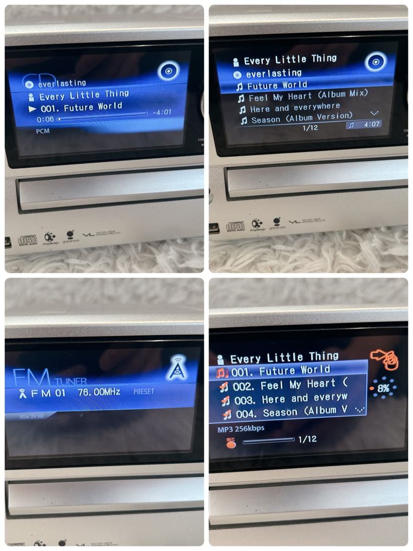 ONKYO BR-NX10 CD HDD ミニコンポ リモコン付　HDD80GB