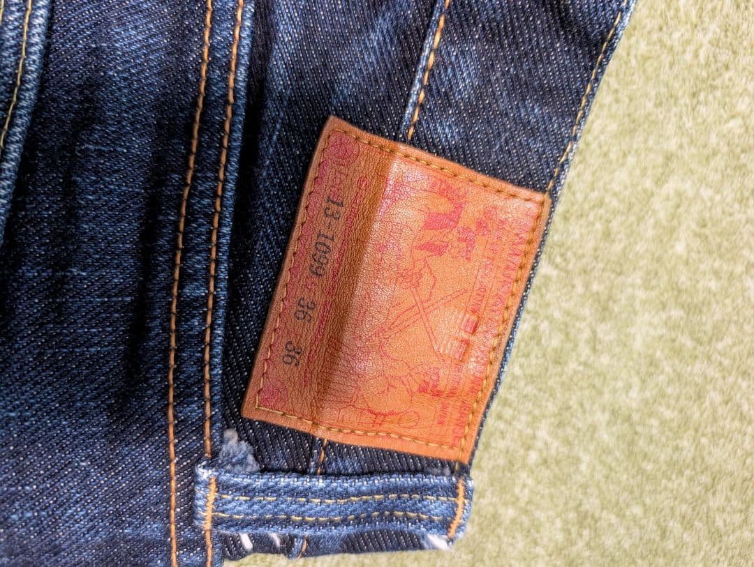 SAMURAIジーンズ　ボタンフライ　S510XX 24OZ-L 36