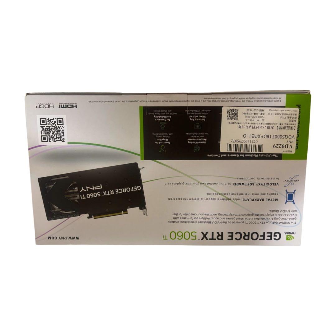 PNY GeForce RTX 5060 Ti 本体