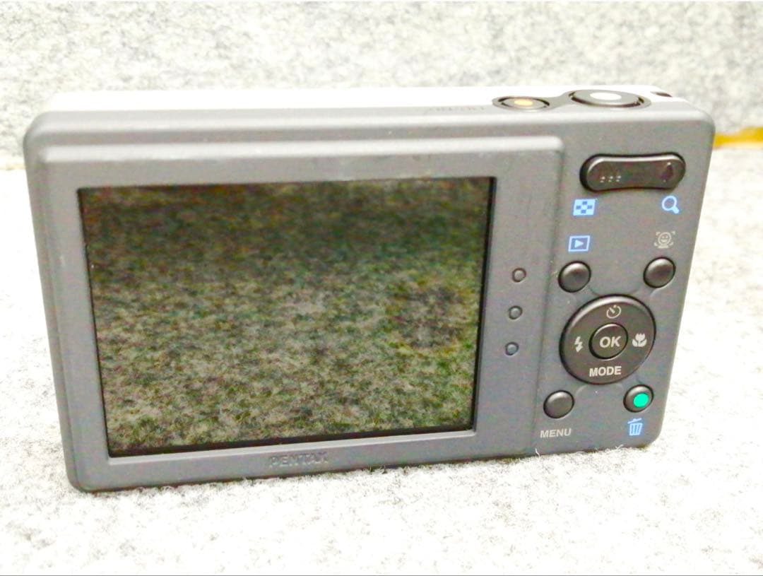 PENTAX optio H90 ブラック×シルバー　コンパクトデジタルカメラ