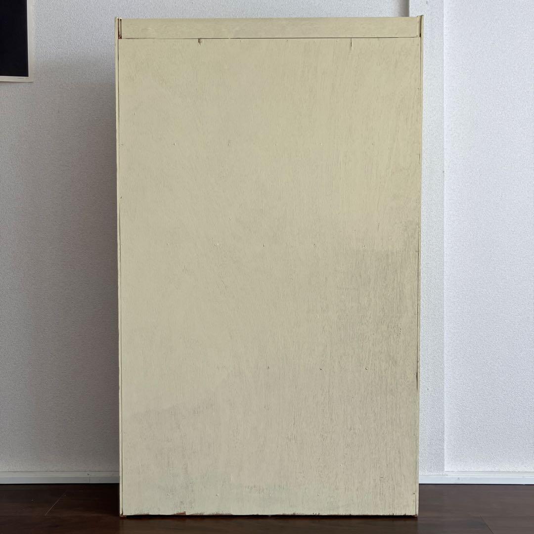 古道具 ヴィンテージ 5段シェルフ チェスト 本棚 食器棚