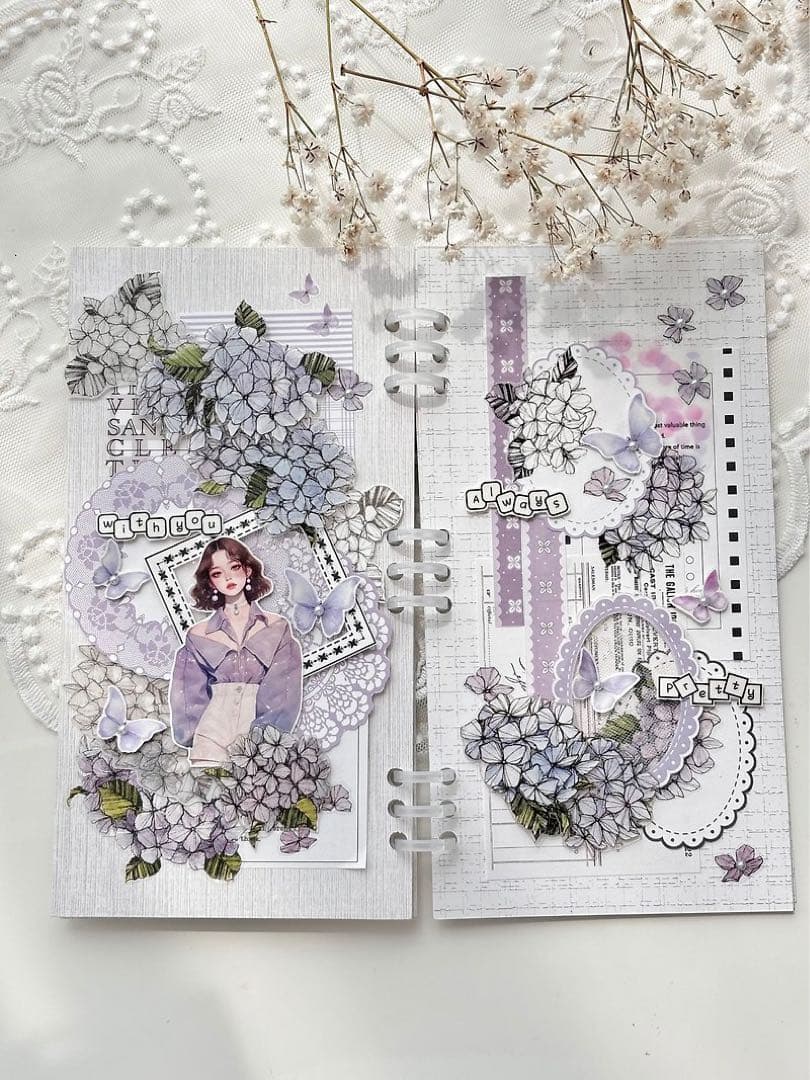 コラージュ素材　紙もの　素材紙　【1750】