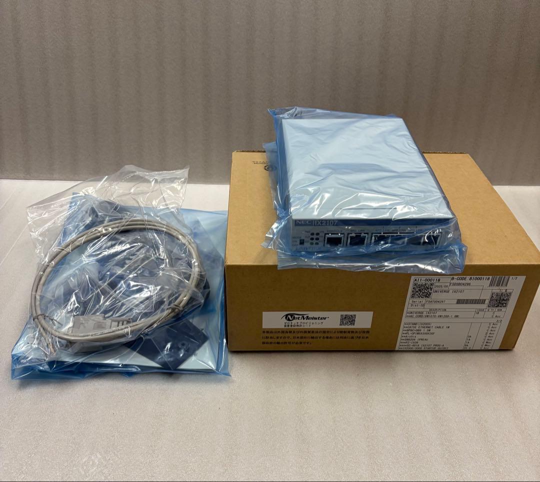 NEC IX2107 ルーター 4ポート LANケーブル付