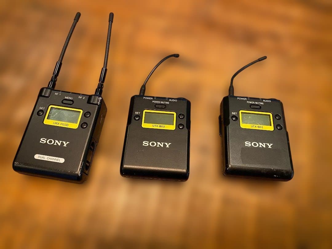 SONY ワイヤレスピンマイク セット