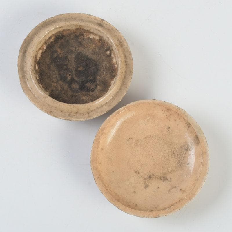 茶道具　楽吉左衛門　十代旦入造　菊香合　共箱　V　9861