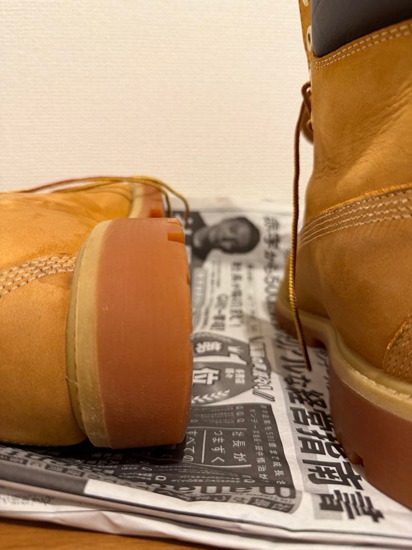 timberland 10061プレミアムブーツ 6インチイエローブーツ 9W