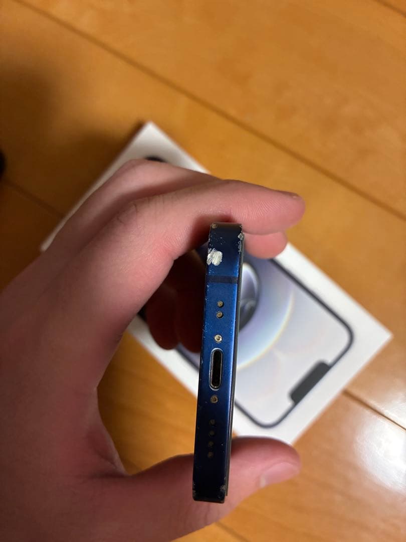 Apple iPhone 12 mini 青 バッテリー72% 128GB