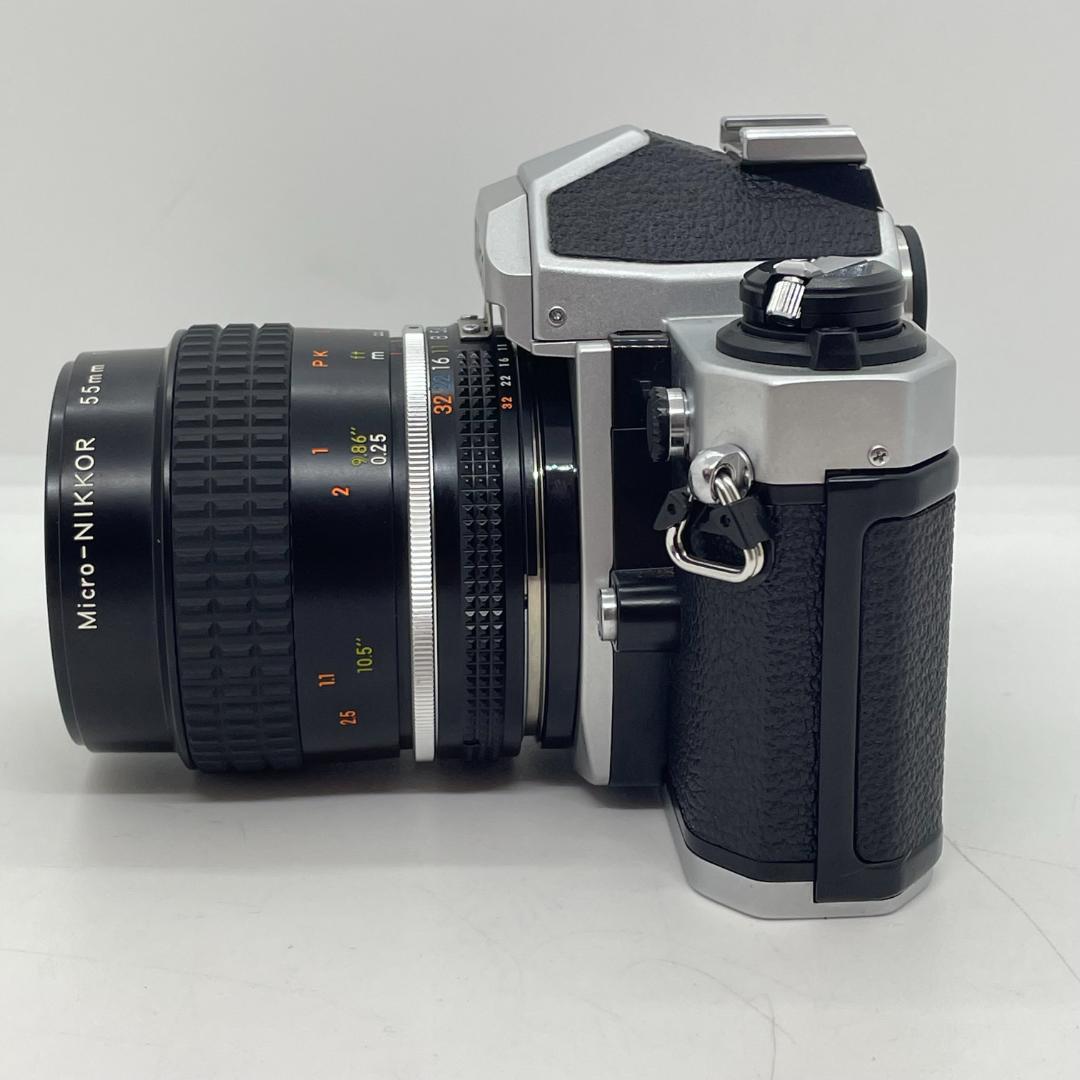【動作未確認】Nikon NEW FM2 後期 外観美品 付属レンズ不良