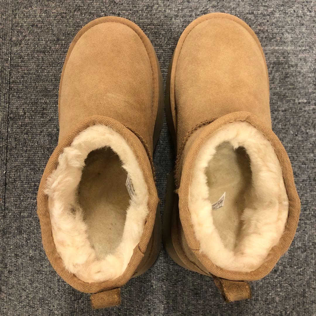 UGG ブラウン 厚底 ムートンブーツ　アッグ