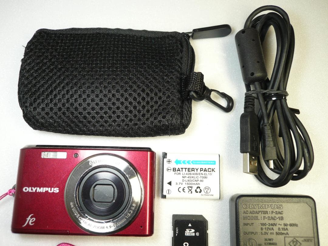 OLYMPUS FE-4050❤️新品バッテリー⭕️実働品★4倍★1200万画素