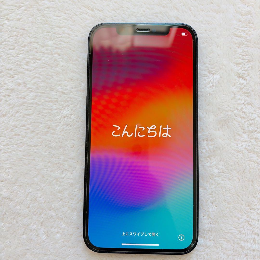 美品☆iPhone12 64GB ブラック 本体｜動作確認済｜初期化済