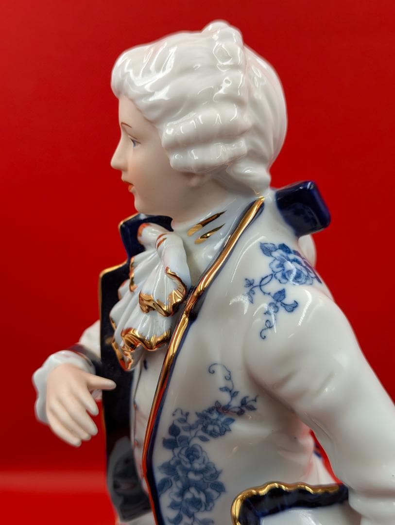 18世紀 磁器人形 Demai ORIGINAL ヨーロッパ貴族 高さ35cm