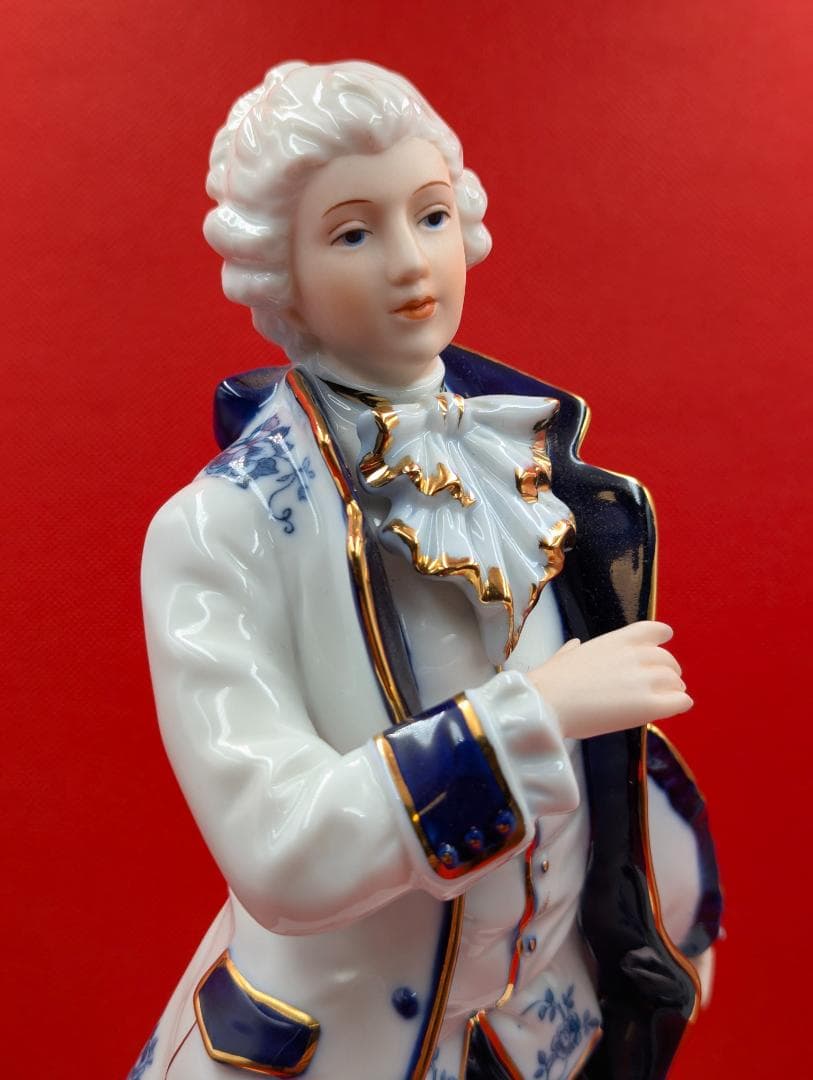 18世紀 磁器人形 Demai ORIGINAL ヨーロッパ貴族 高さ35cm