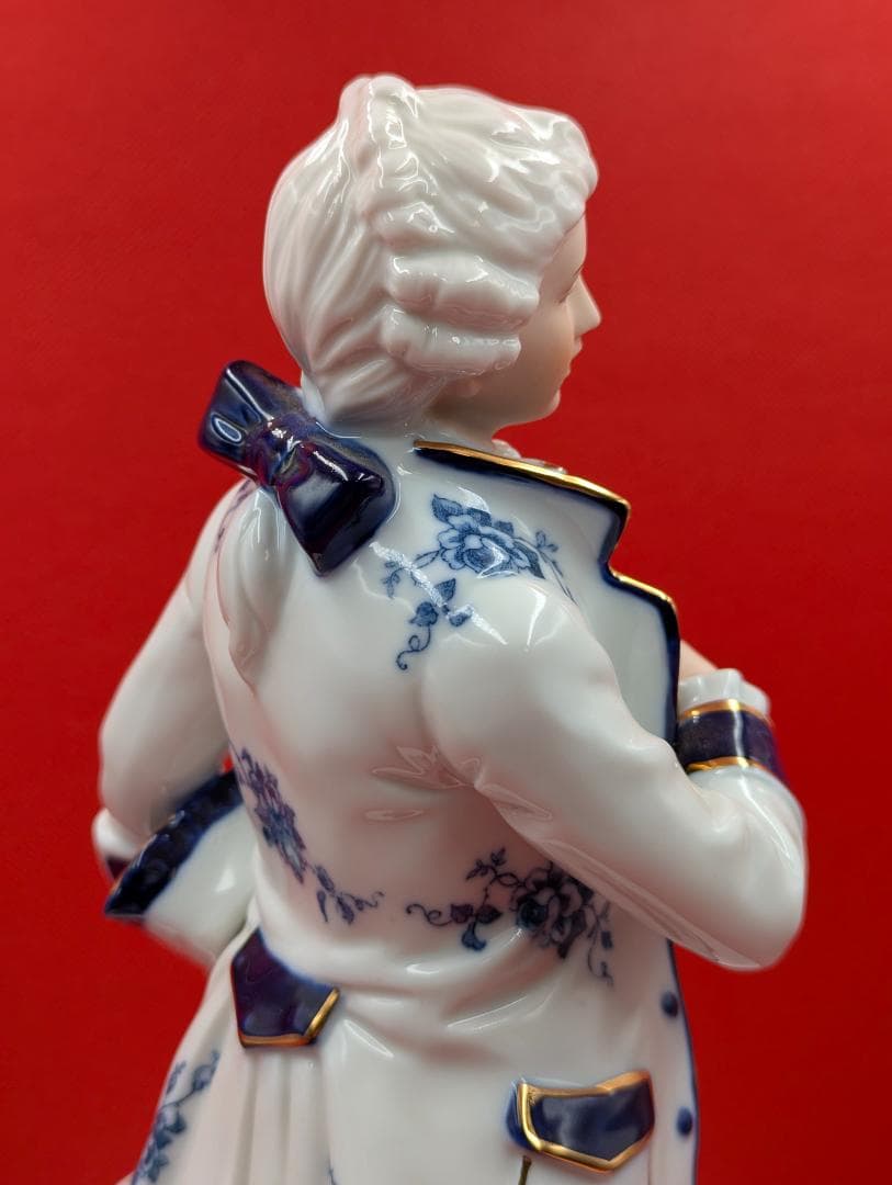 18世紀 磁器人形 Demai ORIGINAL ヨーロッパ貴族 高さ35cm