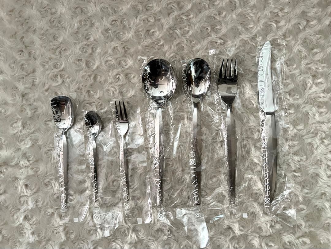 ラッキーウッド　カトラリーセット　デラックス　ディナーセット〈35本セット〉※