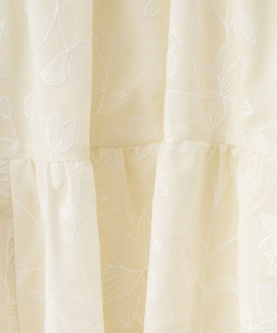 【COCODEAL】 未使用・新品エンブロイダリーティアードミニワンピース