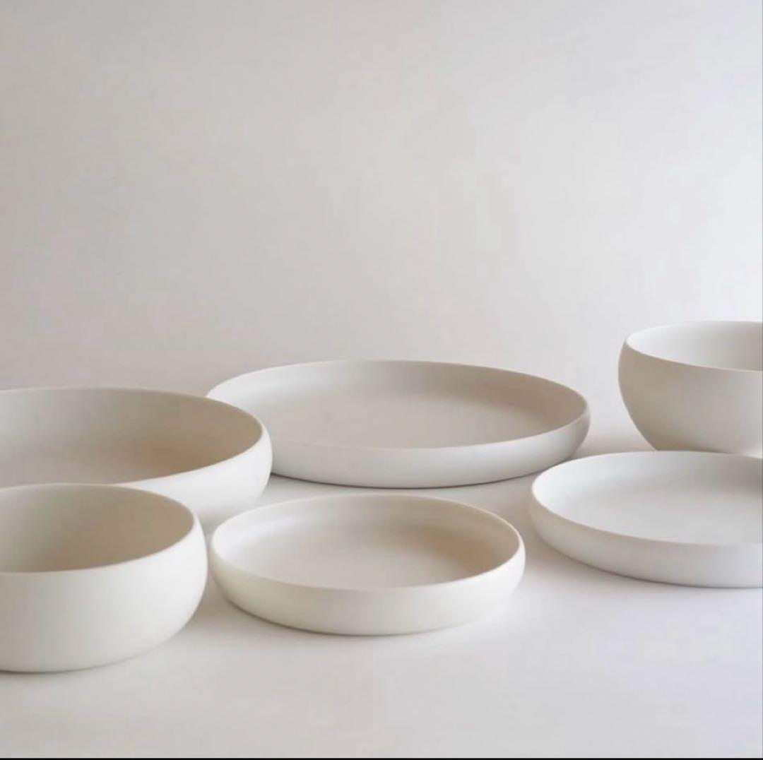 大谷哲也 丸縁皿 2枚