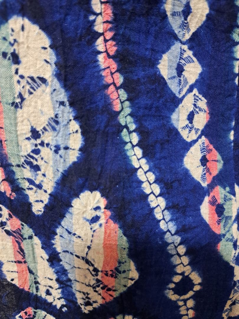 3*m様 絞り浴衣 有松絞り【美品】 藤の花 160/64 手縫い
