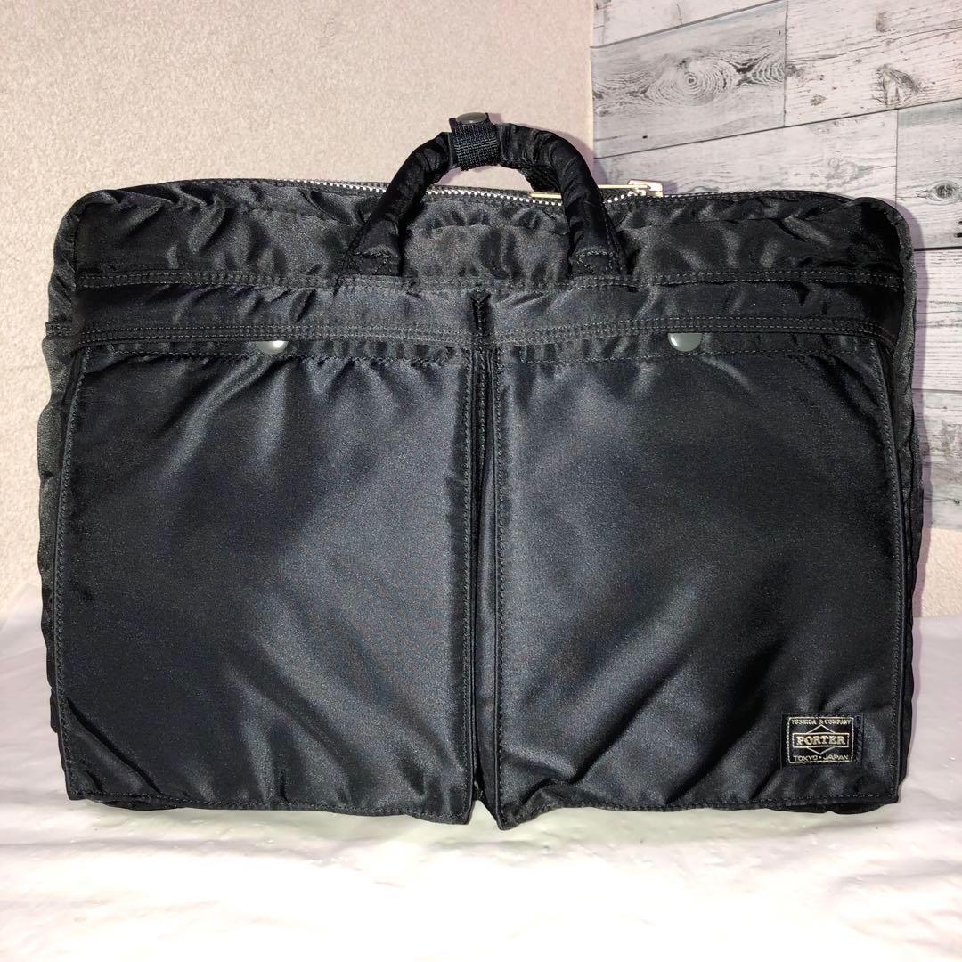 新品未使用✨廃盤 ポーター タンカー ビジネスバッグ3way A4可 大容量 黒