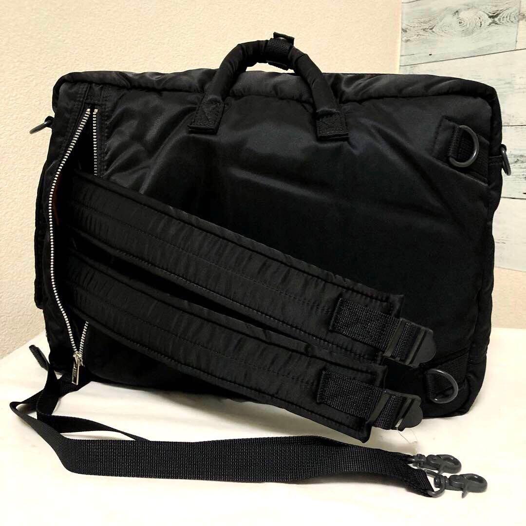 新品未使用✨廃盤 ポーター タンカー ビジネスバッグ3way A4可 大容量 黒