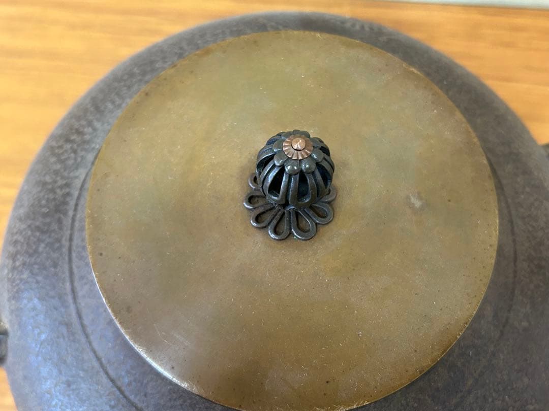 佐藤清光 茶道具 釜 骨董品 古道具 茶釜 古道具　アンティーク