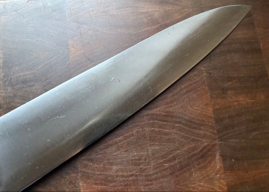 東京　杉本　牛刀　300mm 尺　包丁　全鋼　炭素鋼　研ぎ済　洋包丁　再生品