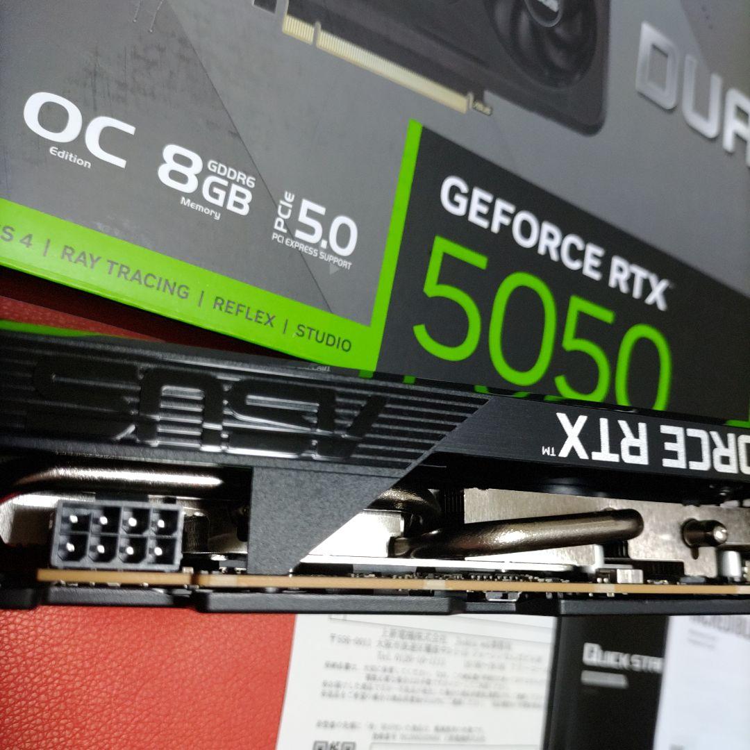 ASUS Dual　GeForce RTX 5050 8GB OC　1年保証