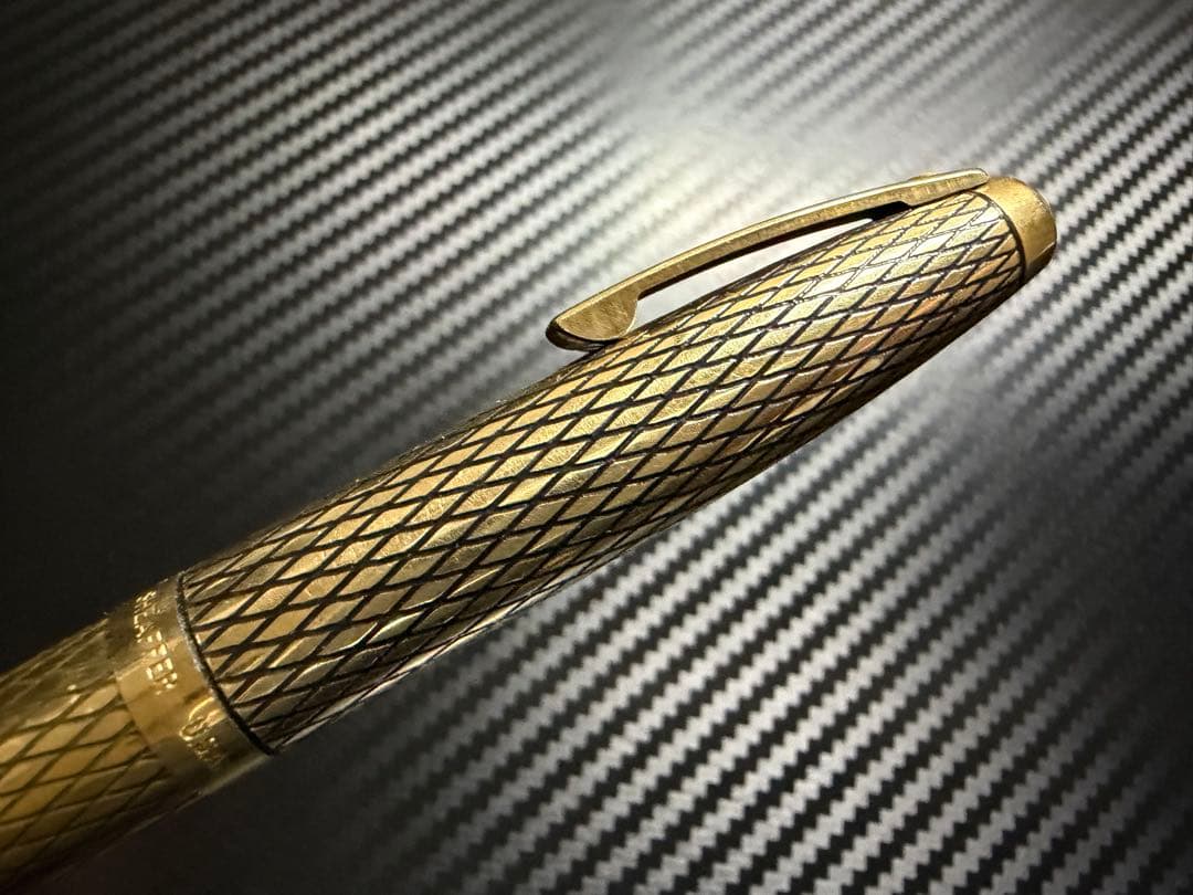 美品 シェーファー インペリアルゴールド F 細字 万年筆