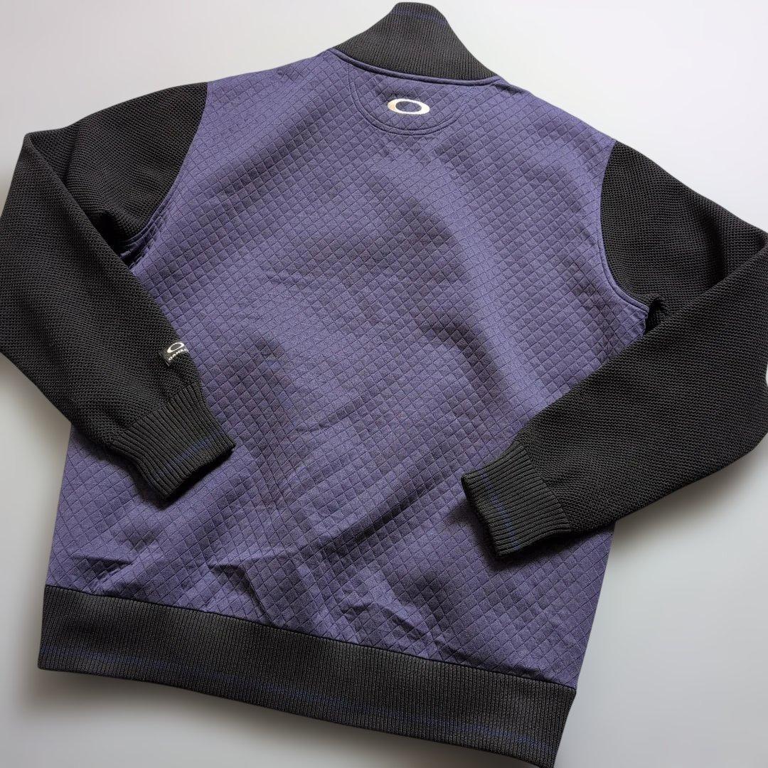 【美品】オークリー　ゴルフ　キルティングフルジップブルゾン　XL